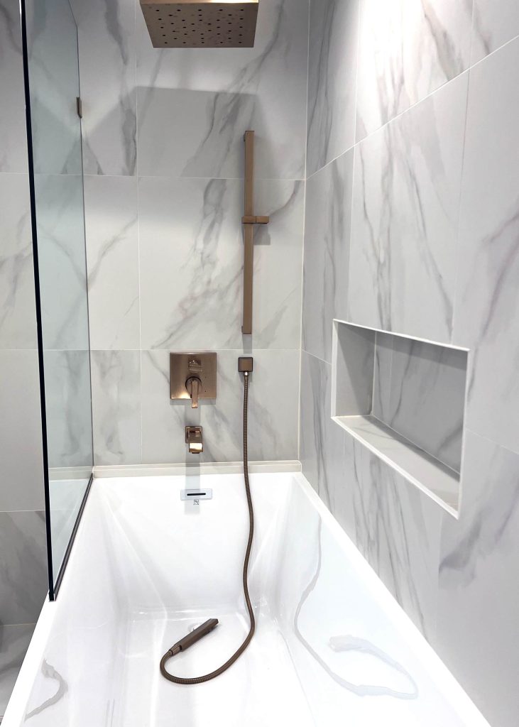 A luxury shower