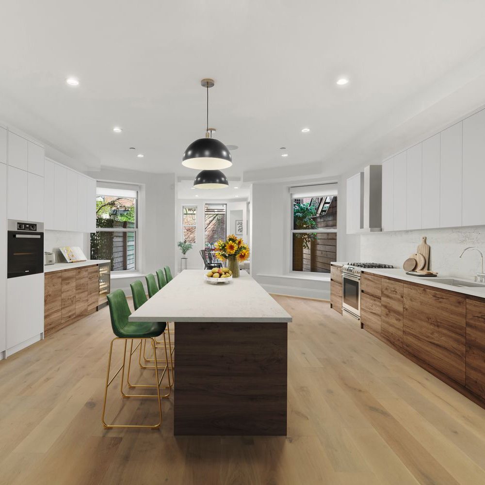 A remodeled kitchen in NYC